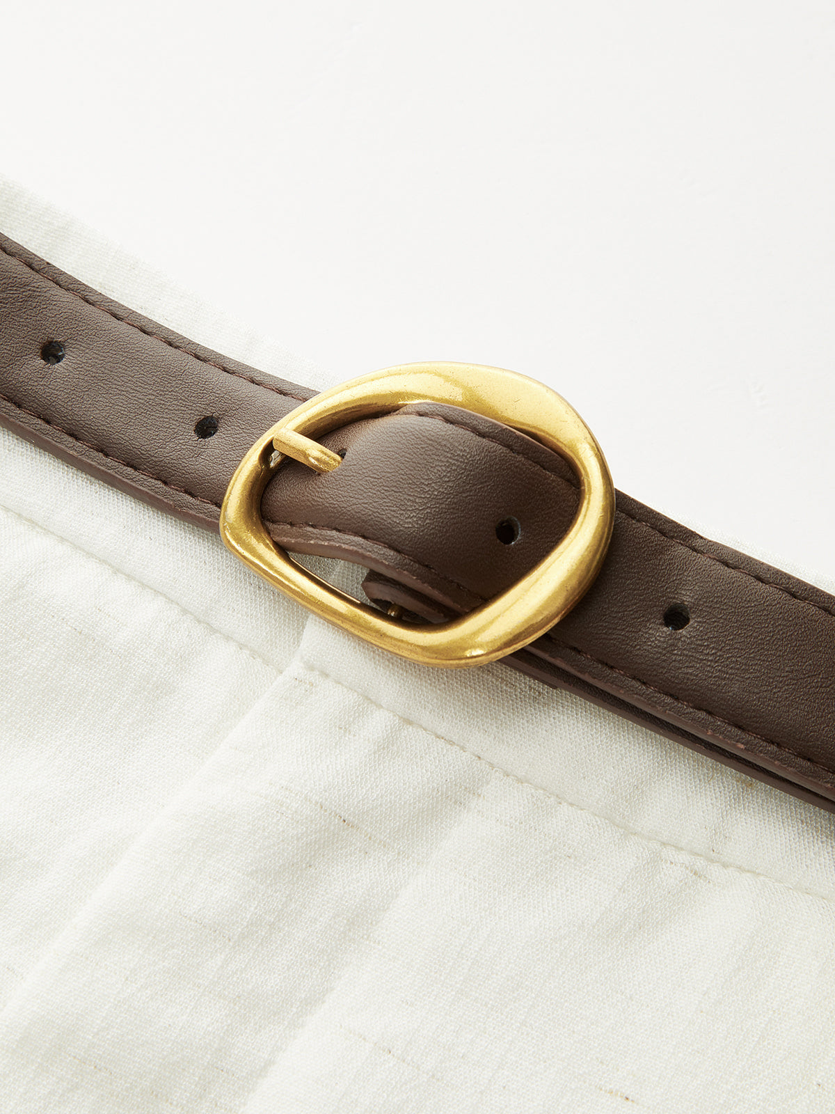 High Waist Belted Linen Blend Shorts for Women Summer Essential