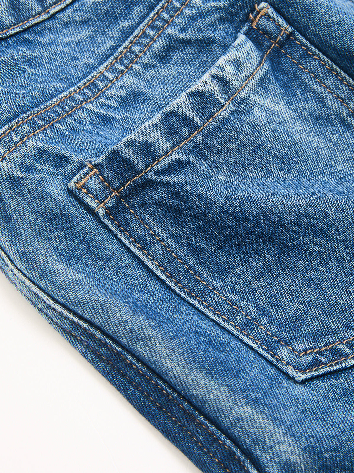 Asymmetric Deconstructed Wide Leg Jeans Modern High Waist Street Style
