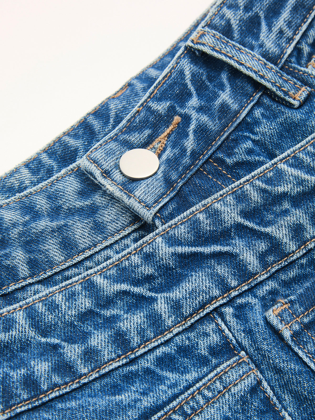 Asymmetric Deconstructed Wide Leg Jeans Modern High Waist Street Style