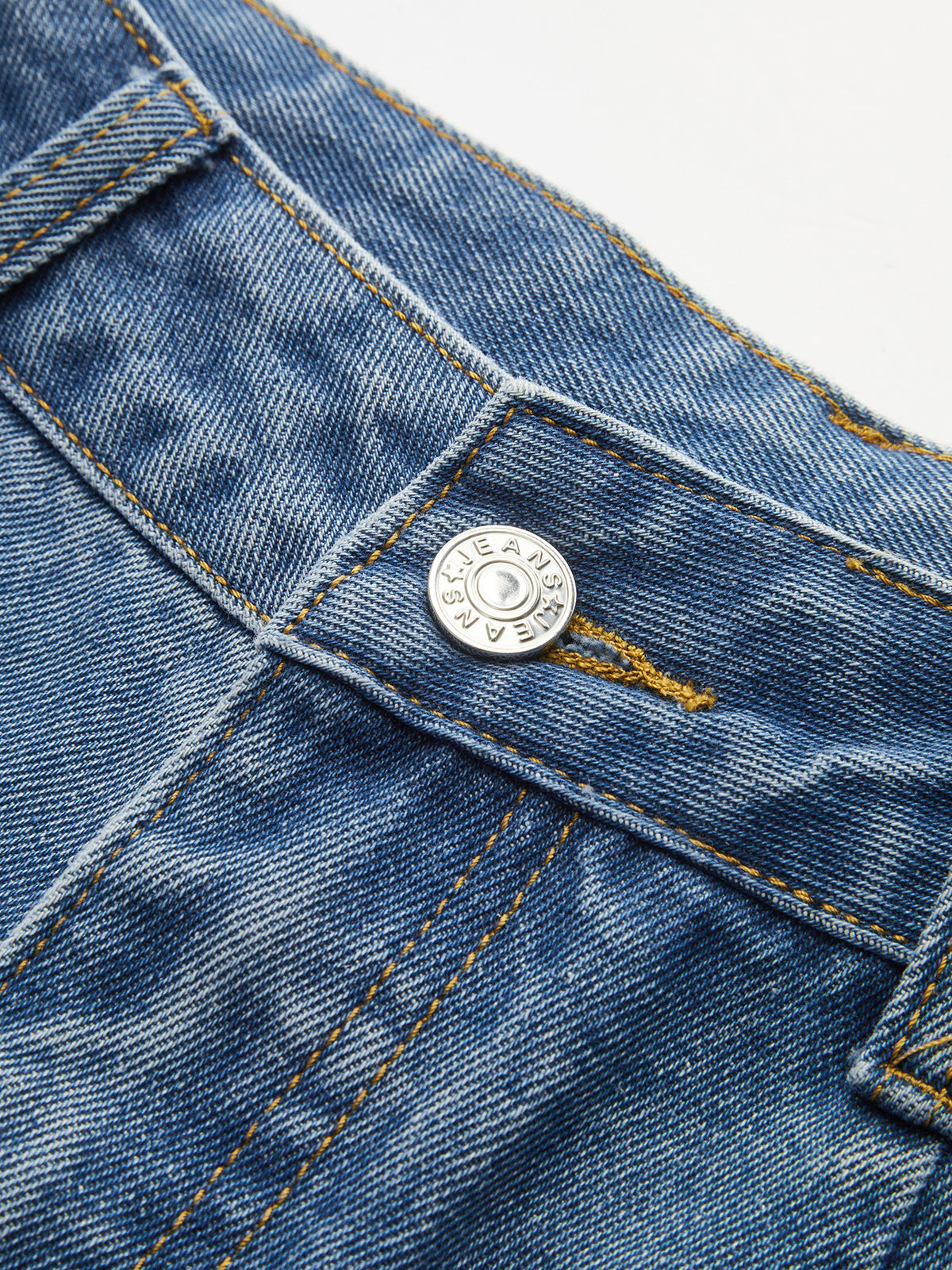 Multi Pocket Wide Leg Denim Pants for Women, Casual Style