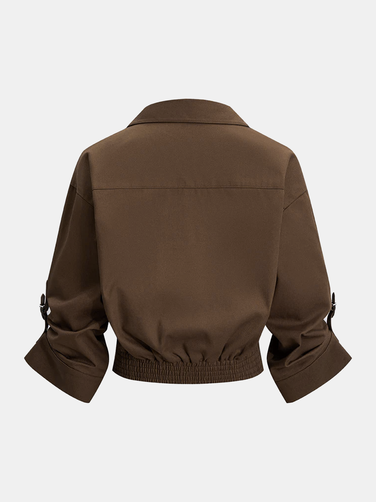 Cropped Collar Buttoned Shirts for Casual Summer Wear