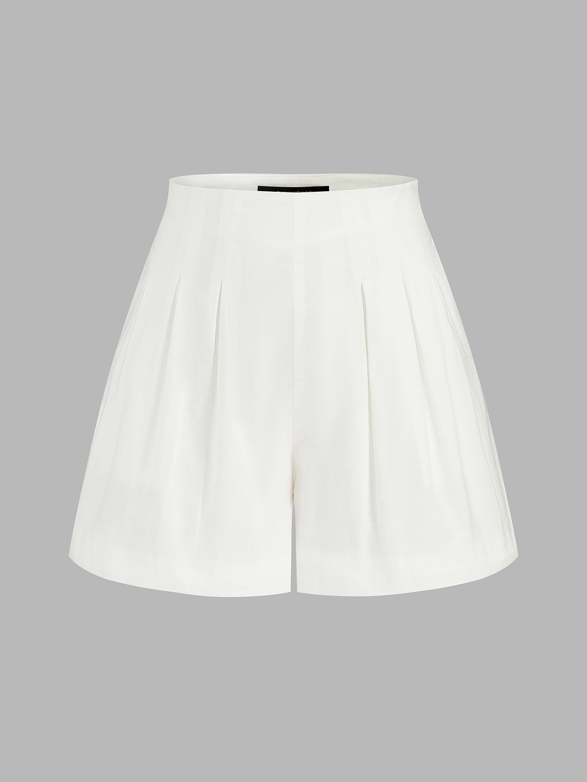 Cotton Linen Peplum Top & Pleated Shorts Set for Women Summer Casual