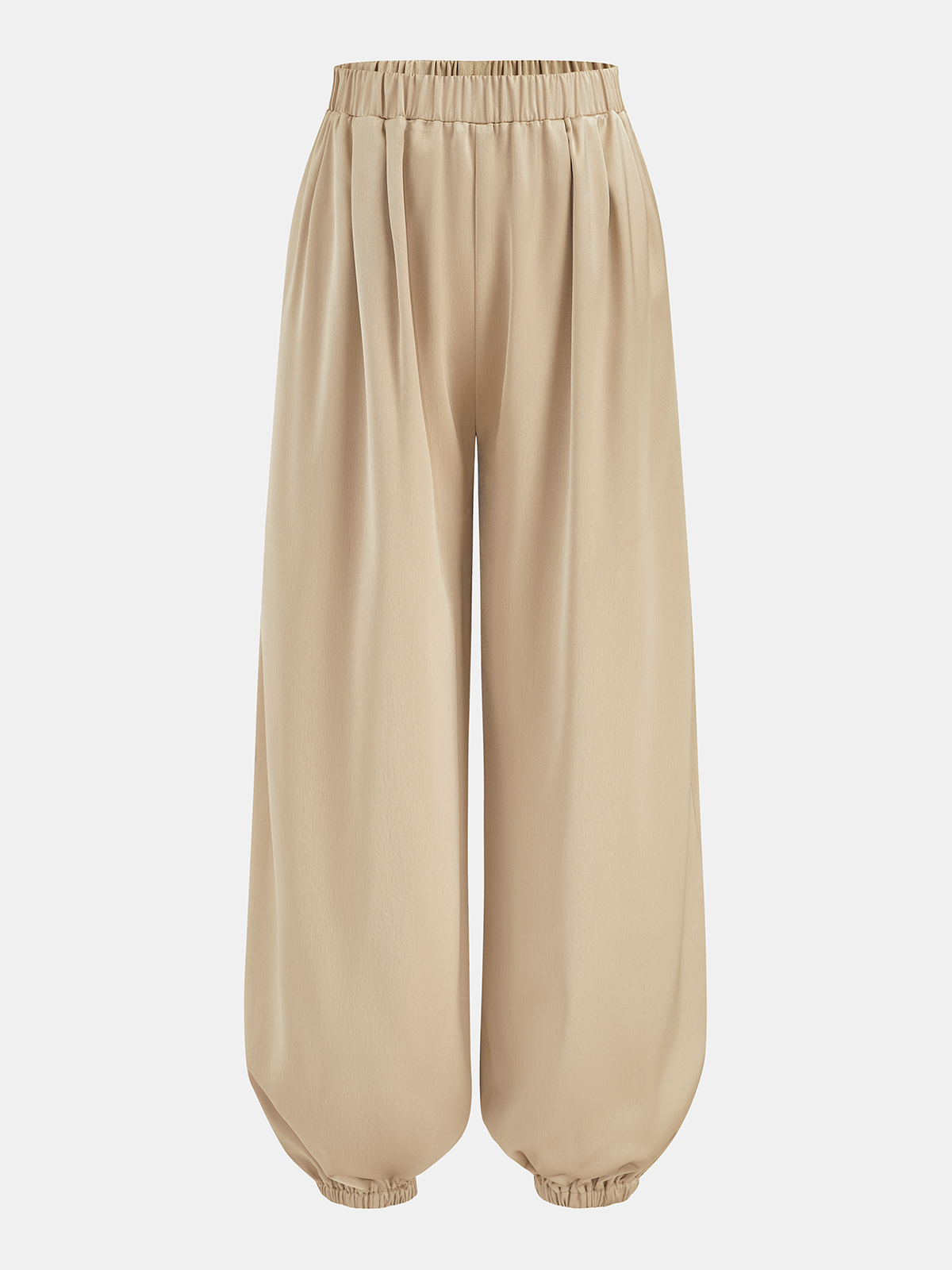 Cowl Neck Cami Top & Elastic Waist Pants Set for Women Comfort Fit