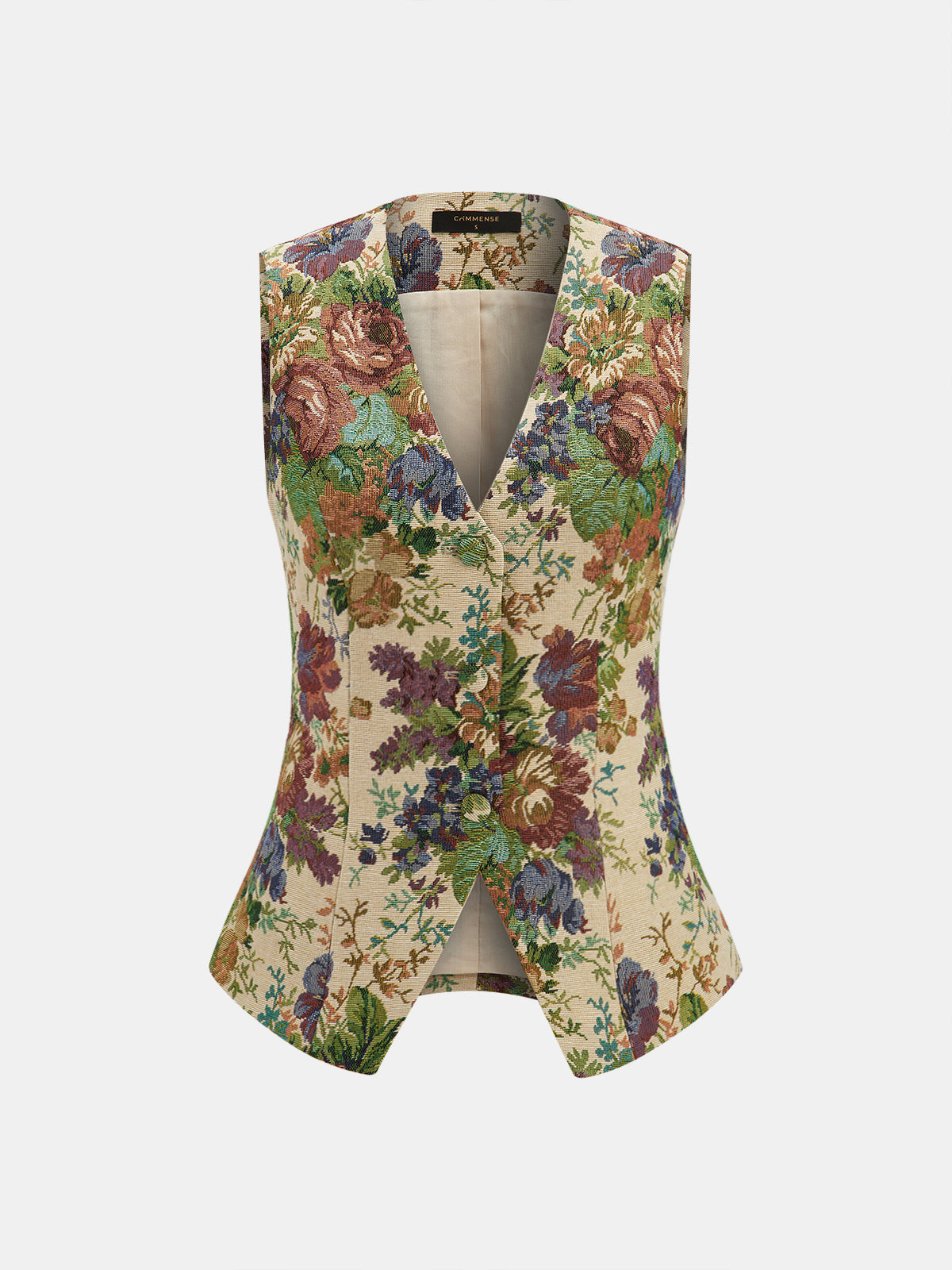 Floral Print Vest & Mini Skirt Set for Women Spring Outfit
