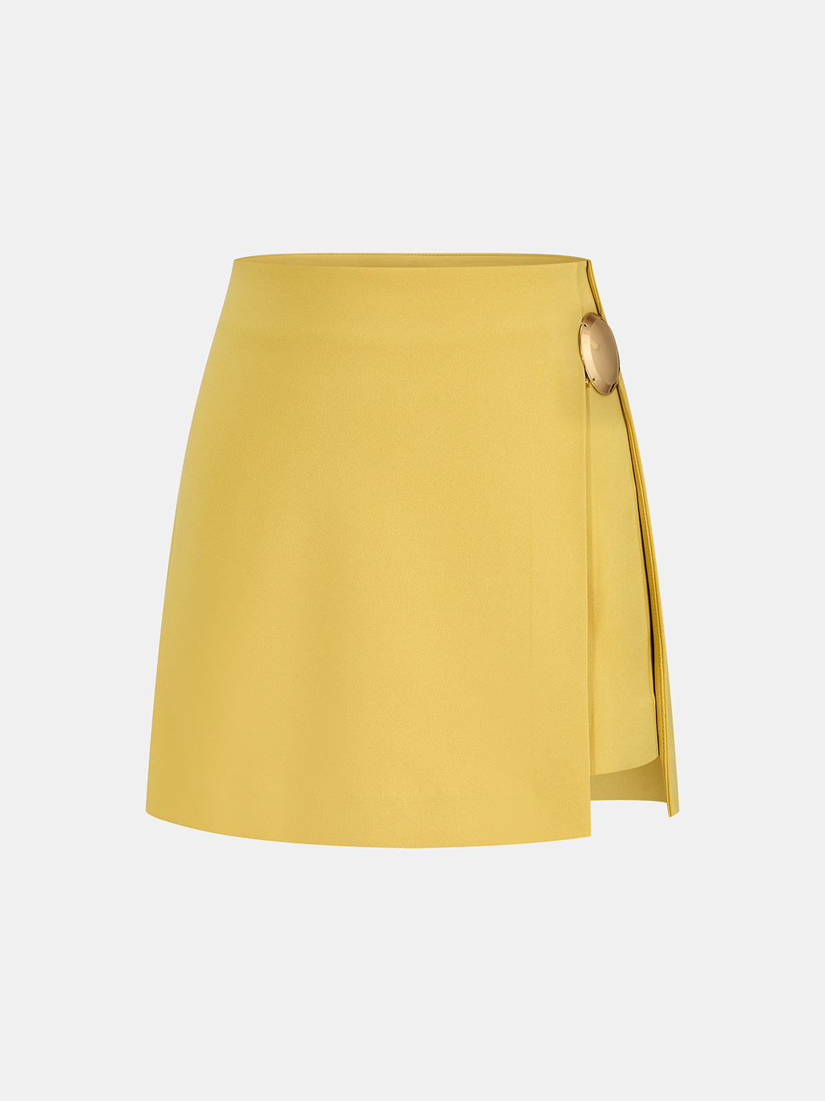 Metal Detail Sleeveless Crop Top & Mini Skirt Set for Women, Trendy Party Wear