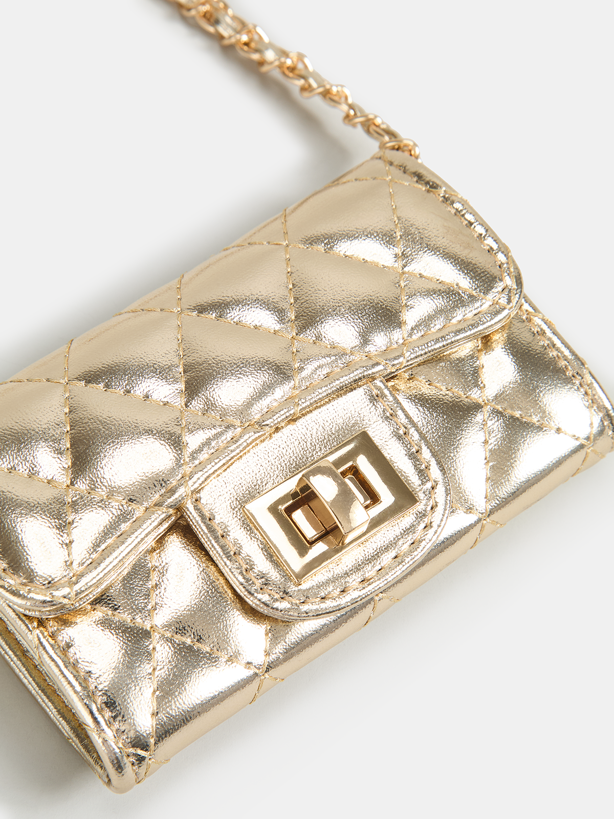 Quilted Mini Chain Crossbody Bag for Women Designer Inspired