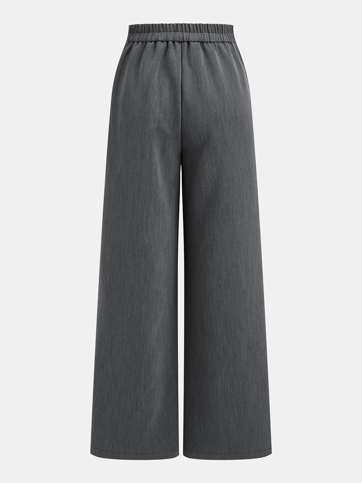 Cap Sleeve Ruched Blouse & Pleated Pants Set for Women, Elegant Office Wear