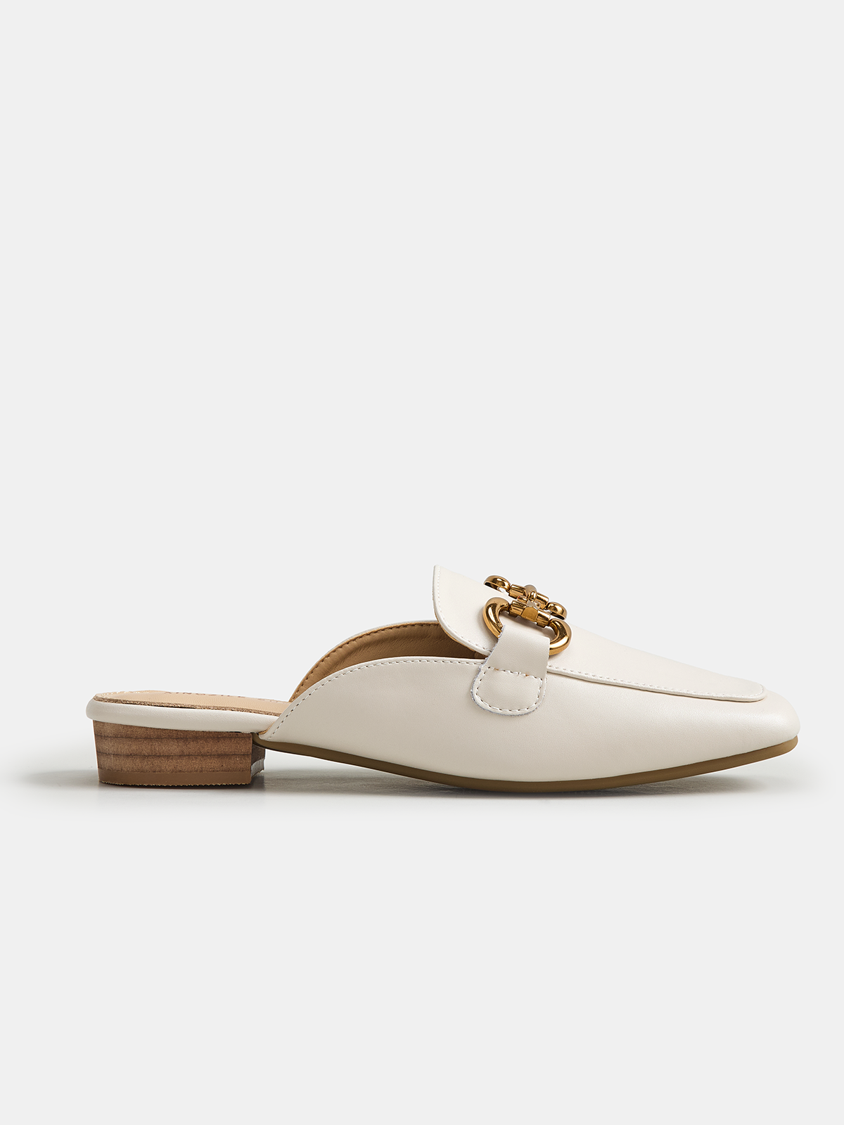Genuine Leather Horsebit Loafer Mules for Women Slip-On Style