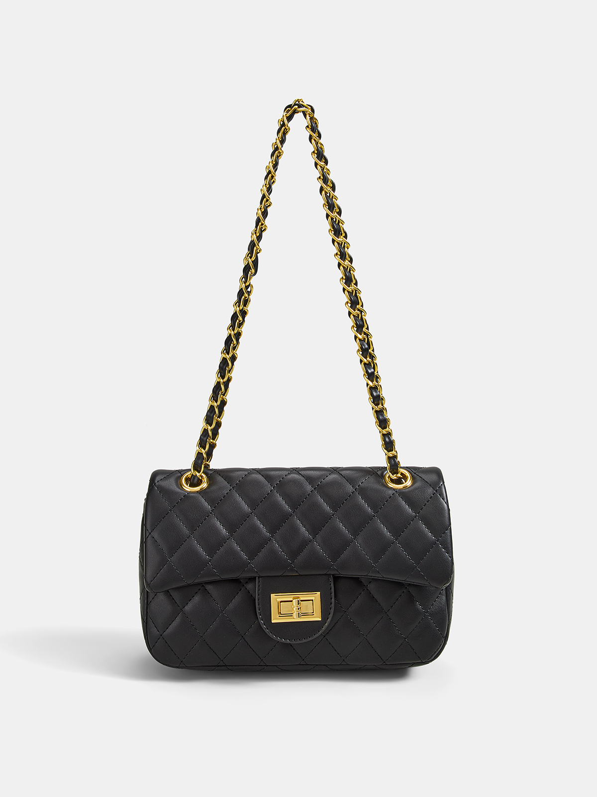 Quilted Chain Crossbody Shoulder Bag Designer Inspired Luxury Style
