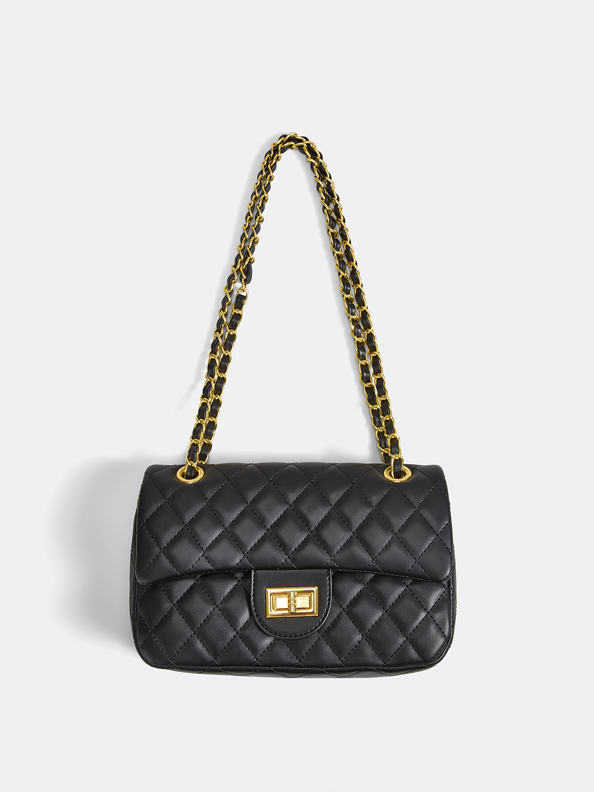 Quilted Chain Crossbody Shoulder Bag Designer Inspired Luxury Style