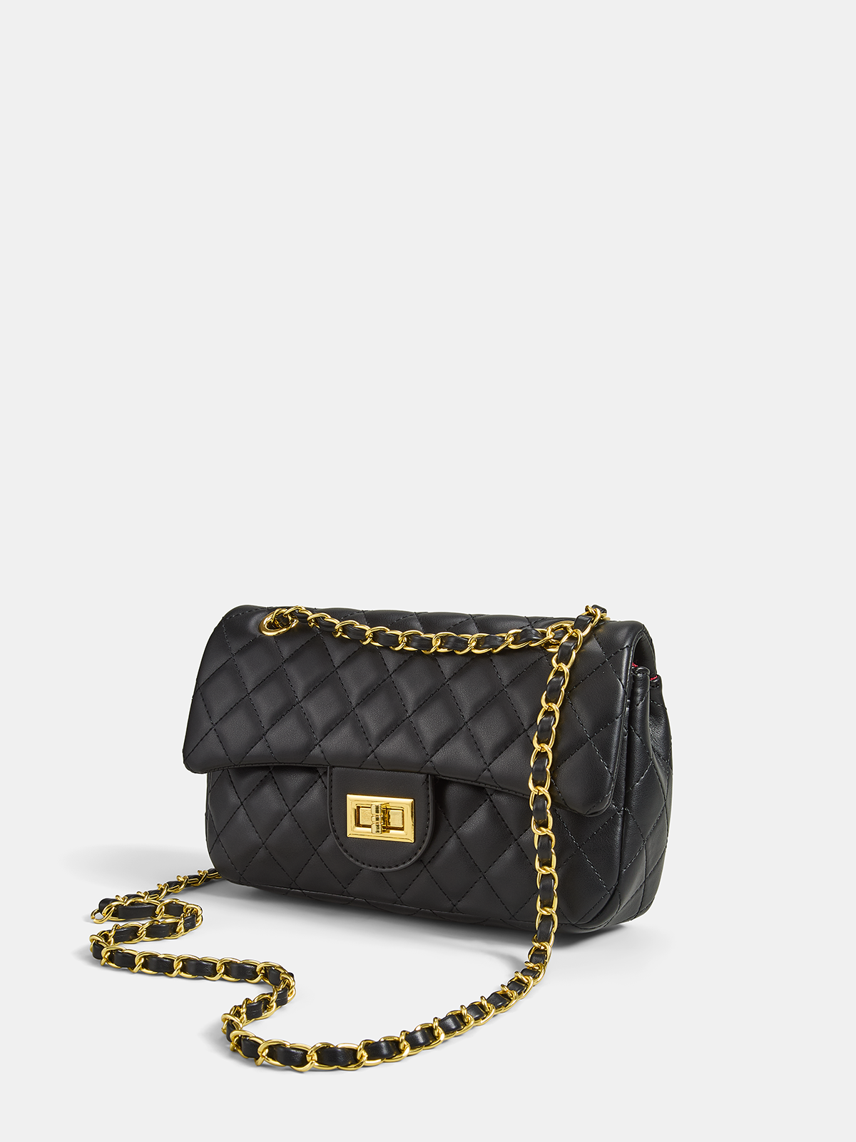Quilted Chain Crossbody Shoulder Bag Designer Inspired Luxury Style