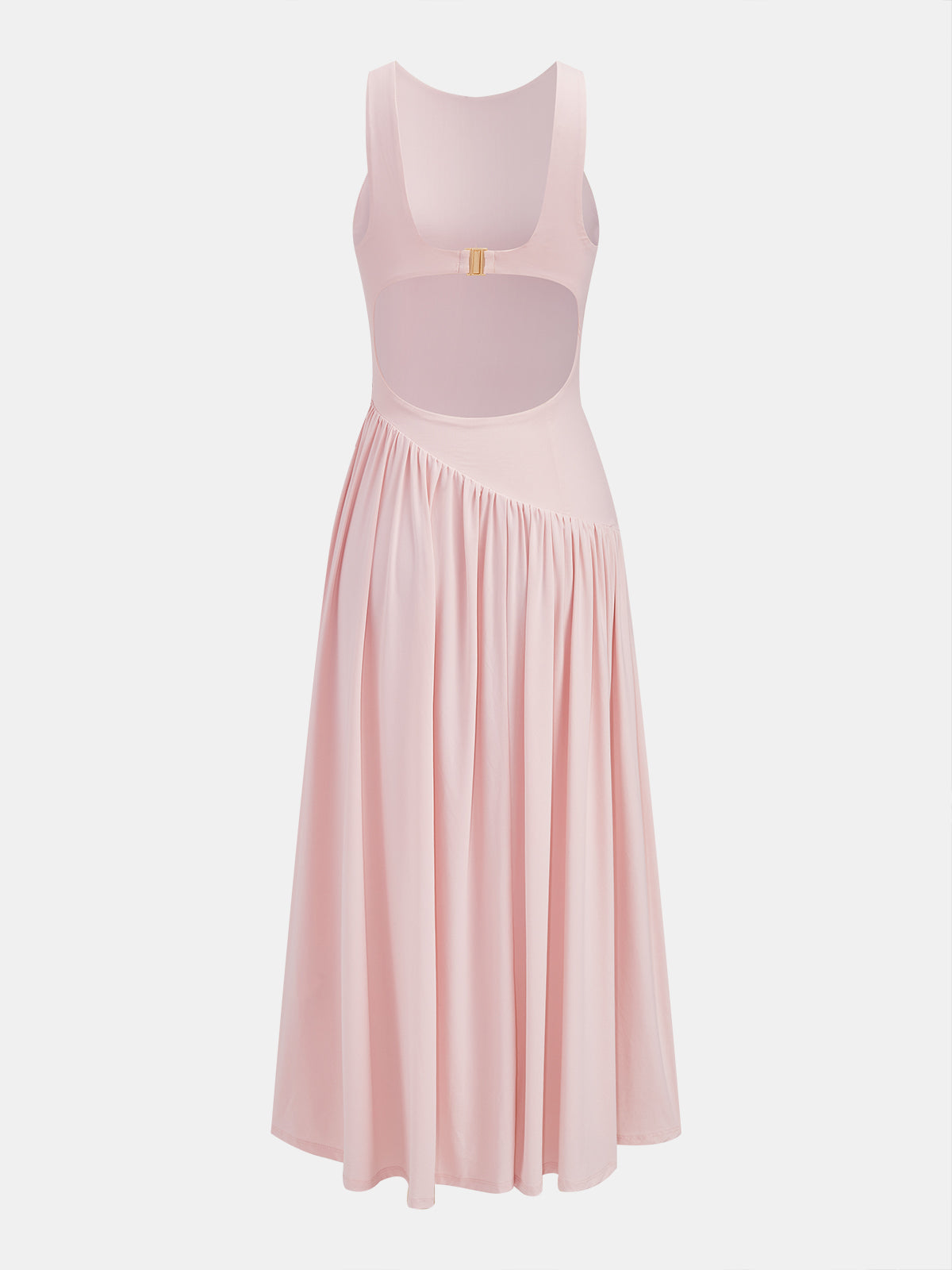 Asymmetric Sleeveless Backless Midi Dress for Women Summer Style