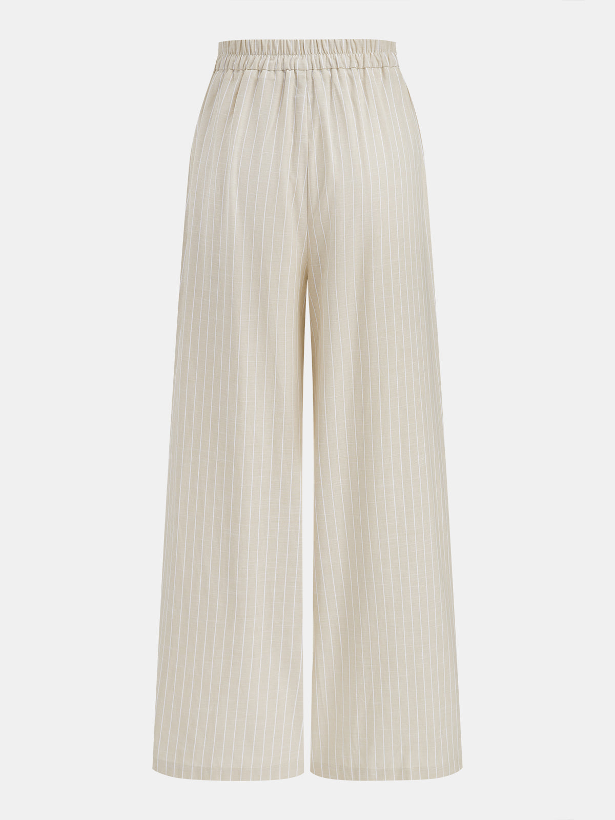 Striped Cotton Two Piece Pants Set for Women Casual Comfort