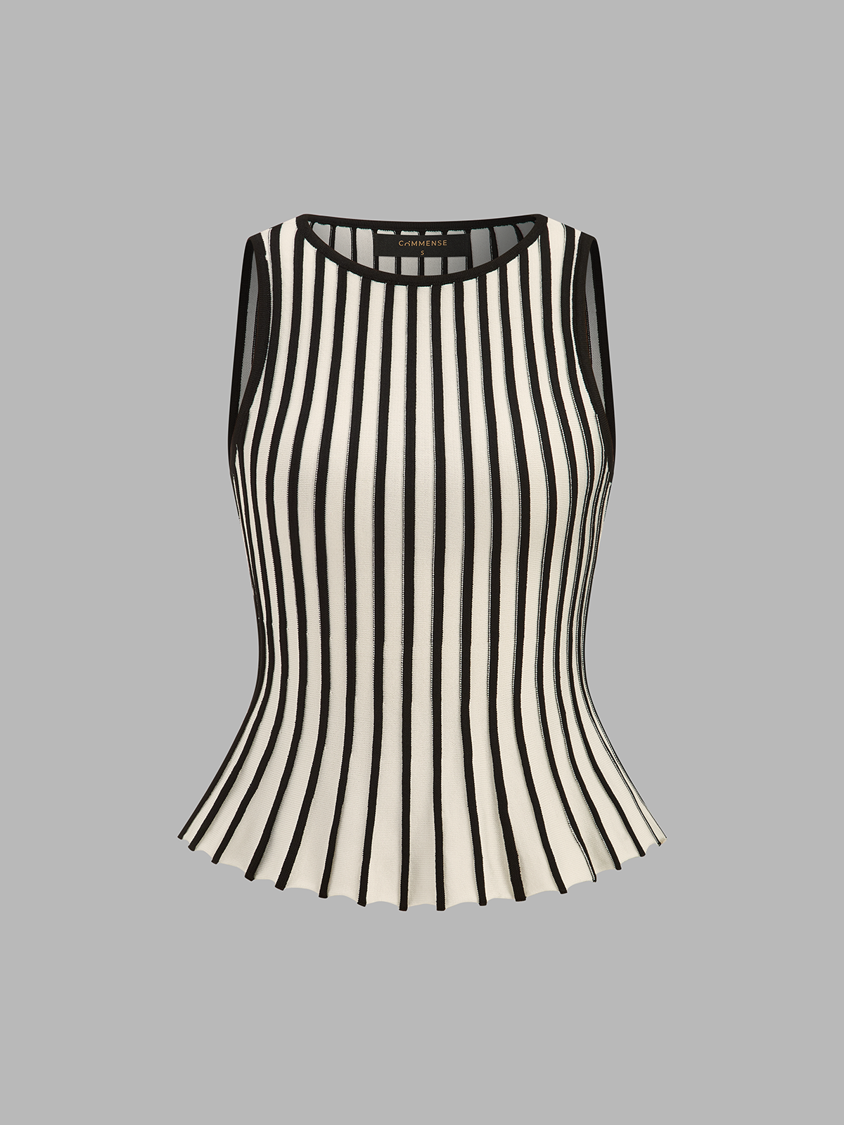 Striped Knit Co-ord Set Comfortable Casual Everyday Wear