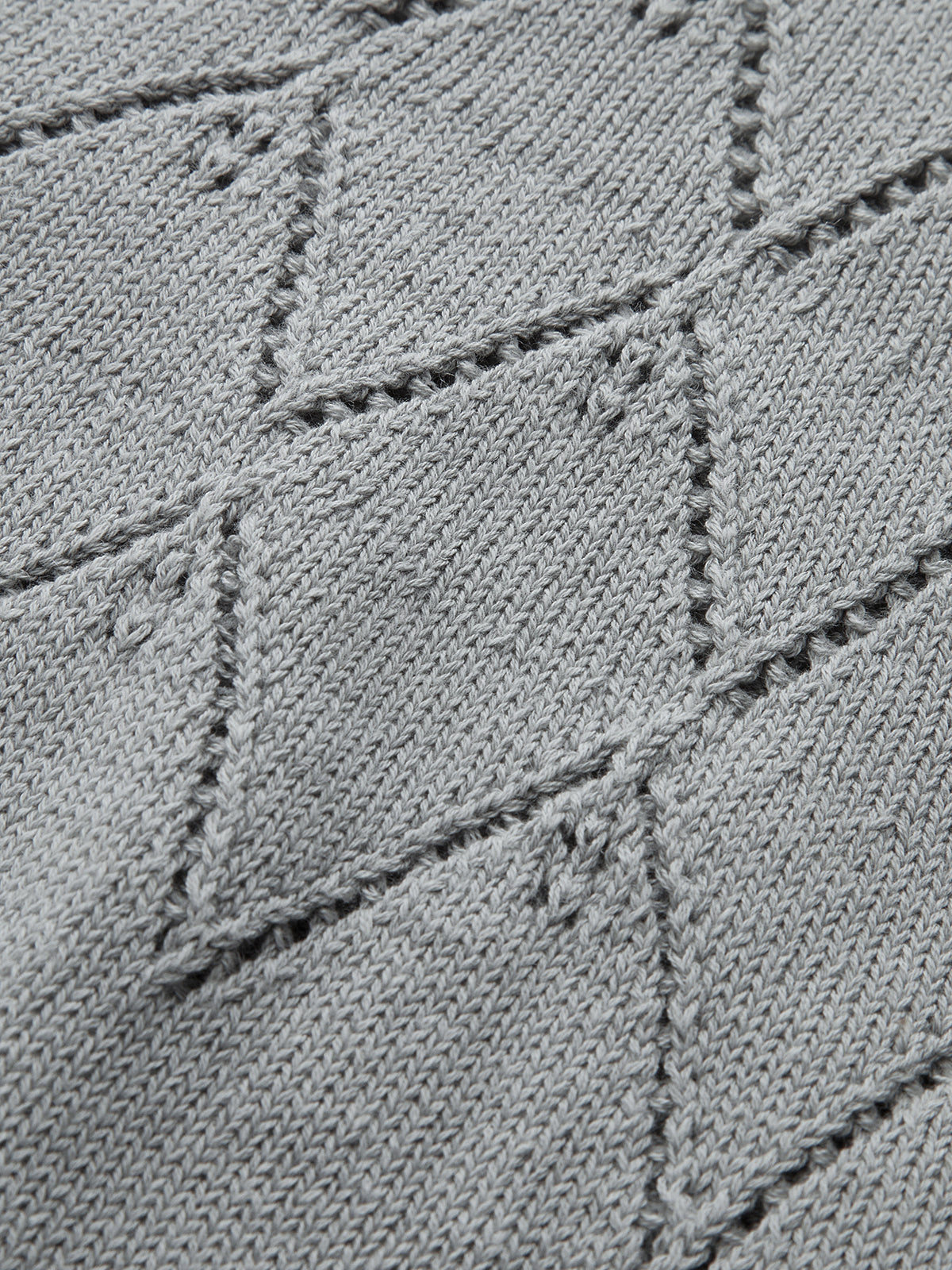 Eyelet Detail Short Sleeve Knit Top for Casual Wear