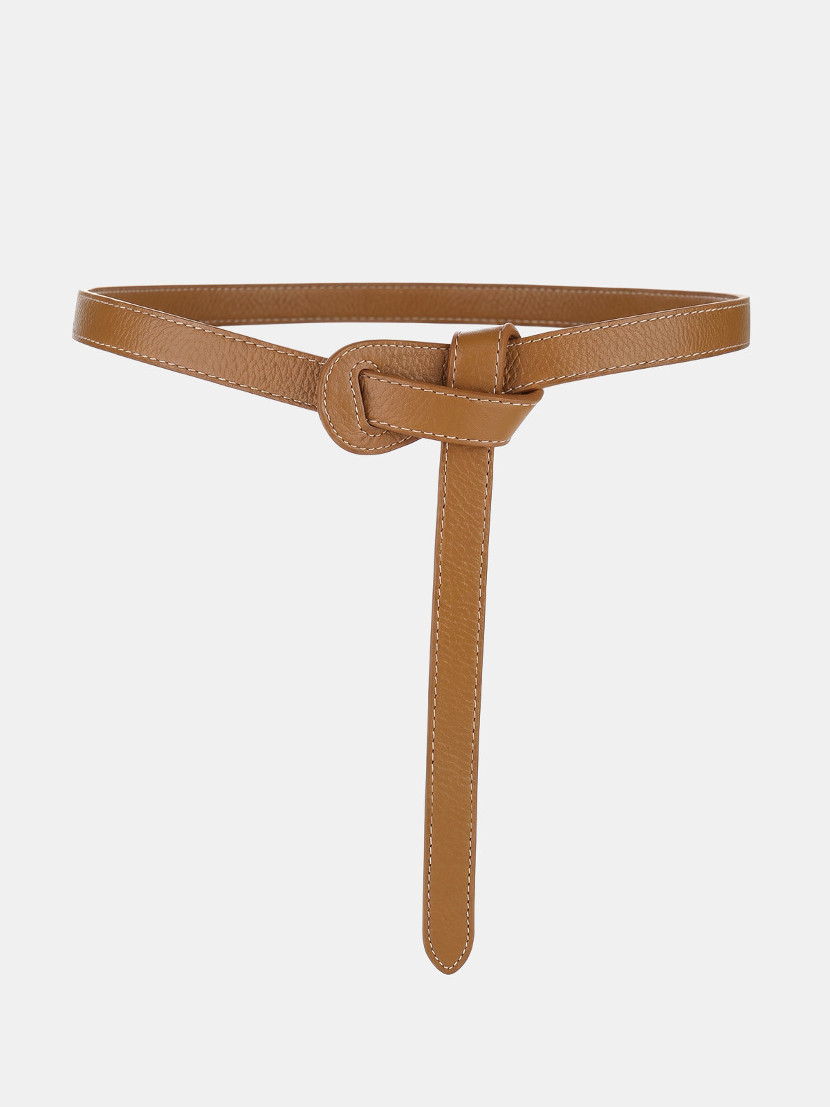 Knotted Leather Waist Belt for Stylish Women's Fashion
