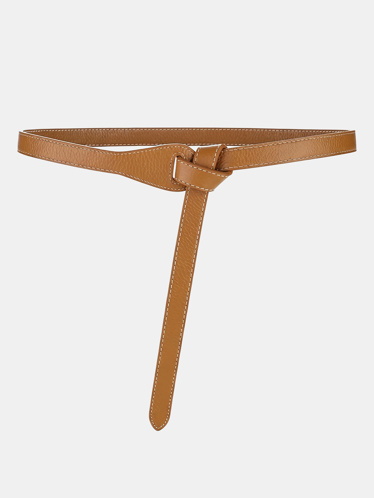 Knotted Leather Waist Belt for Stylish Women's Fashion