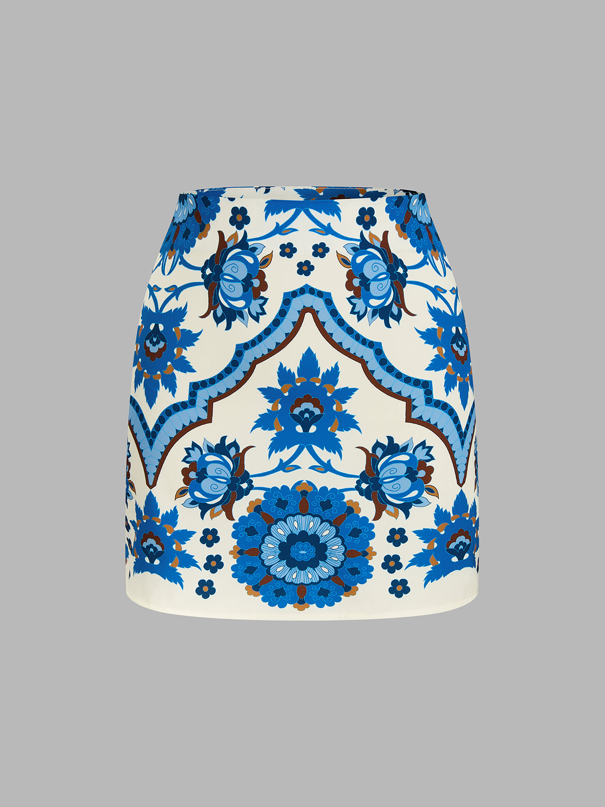 Floral Print Sleeveless Top & Mini Skirt Set for Women Summer Outfits