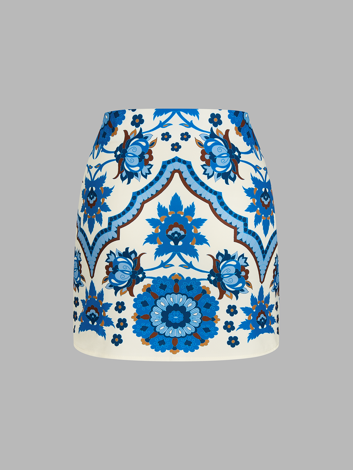 Floral Print Sleeveless Top & Mini Skirt Set for Women Summer Outfits