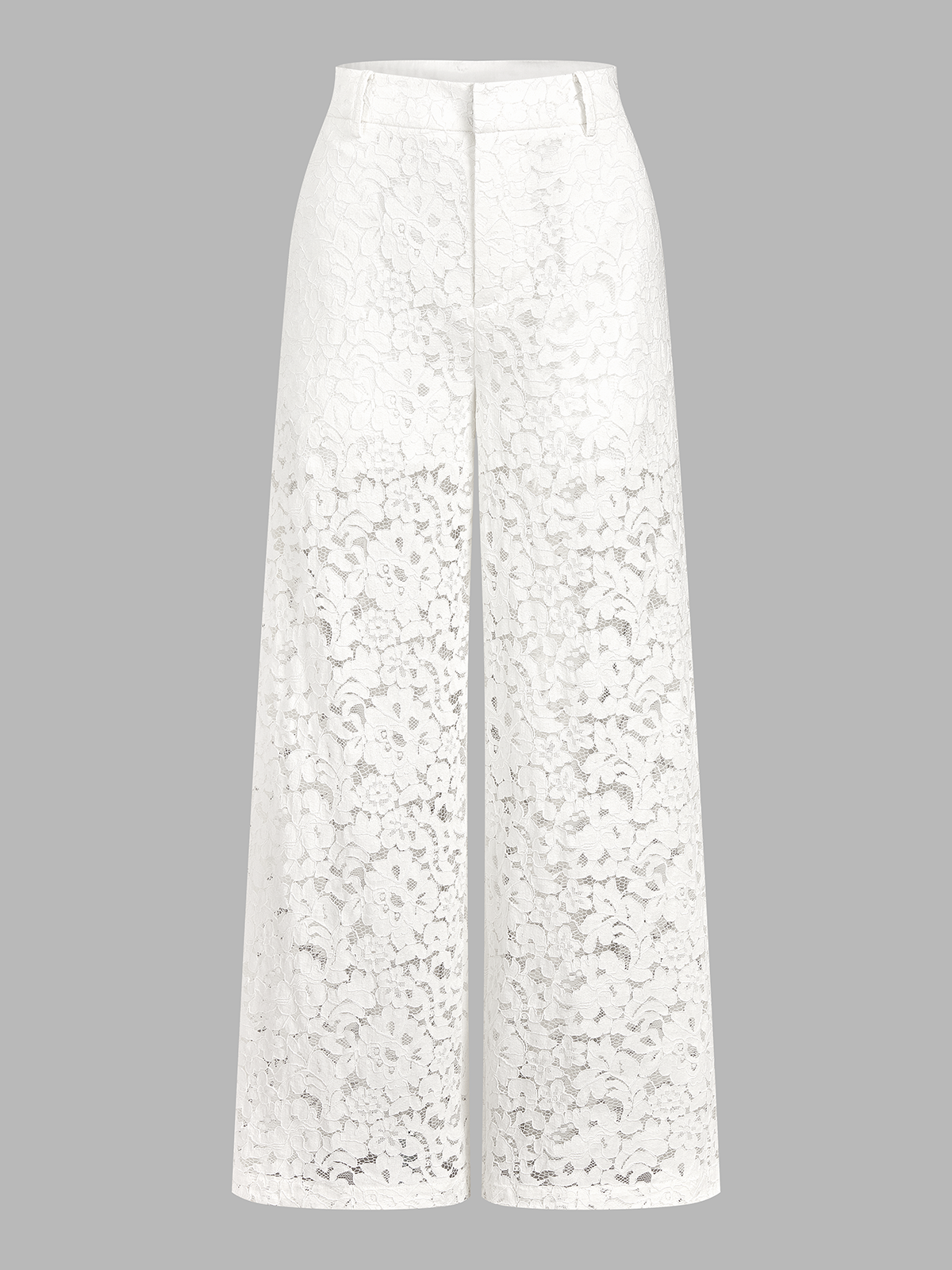 Frog Button Mandarin Collar Lace Vest & Pants Set Traditional Chinese Attire for Women