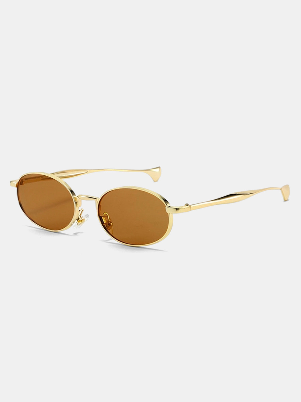 Retro Oval Metal Sunglasses Vintage Inspired Unisex Style