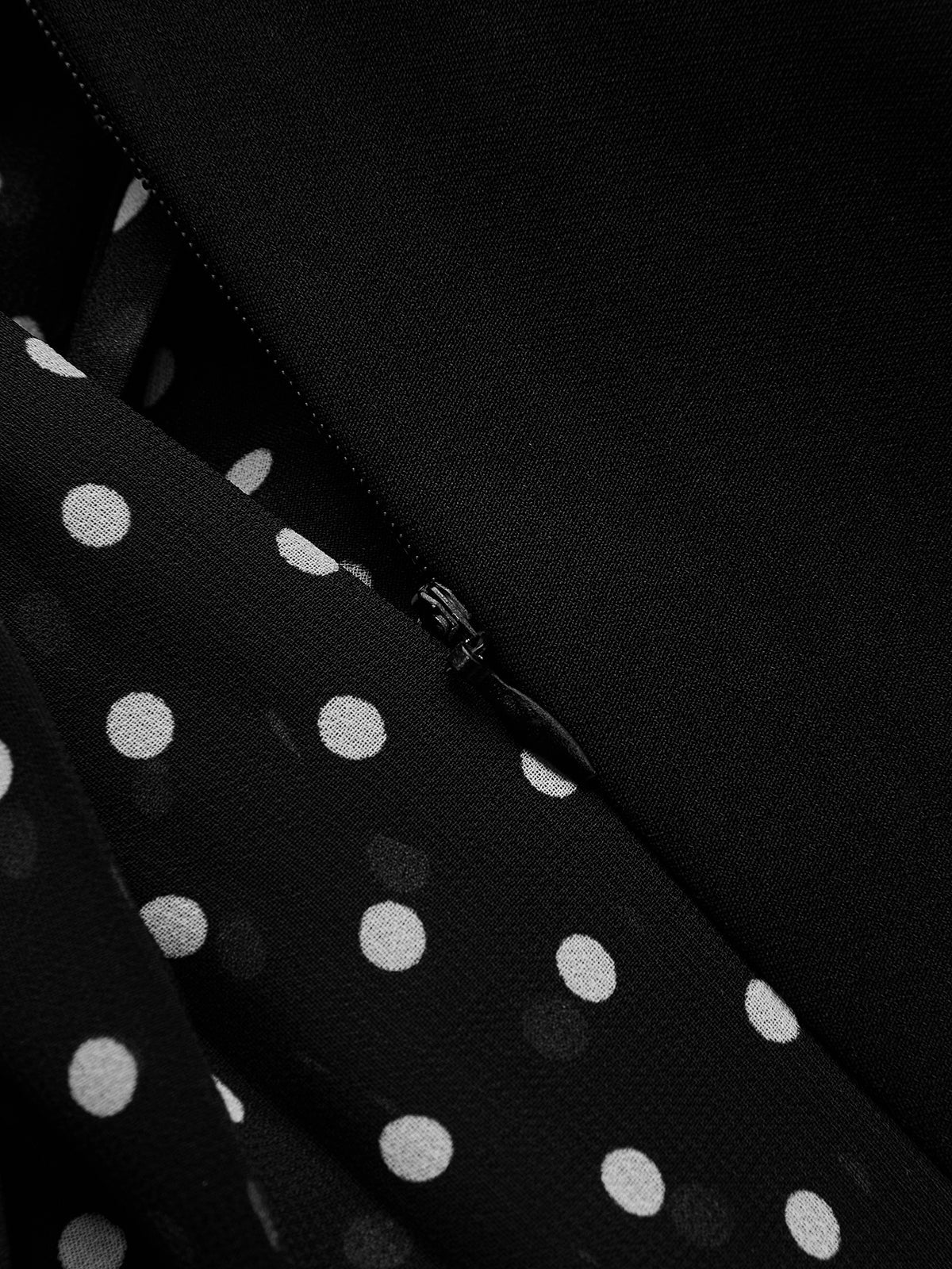 Tie Waist Blazer-Style Polka Dot Maxi Dress for Women Elegant