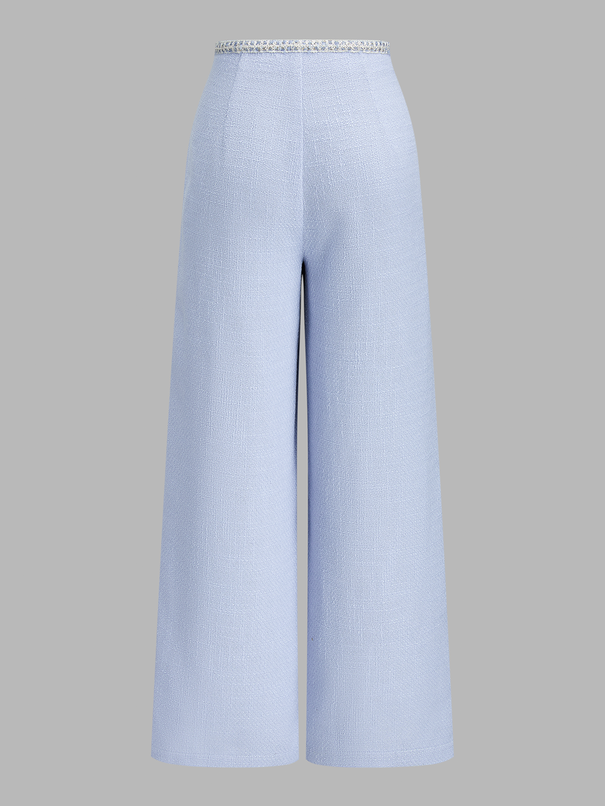 Textured Crop Cami Top & Wide-Leg Pants Set for Summer