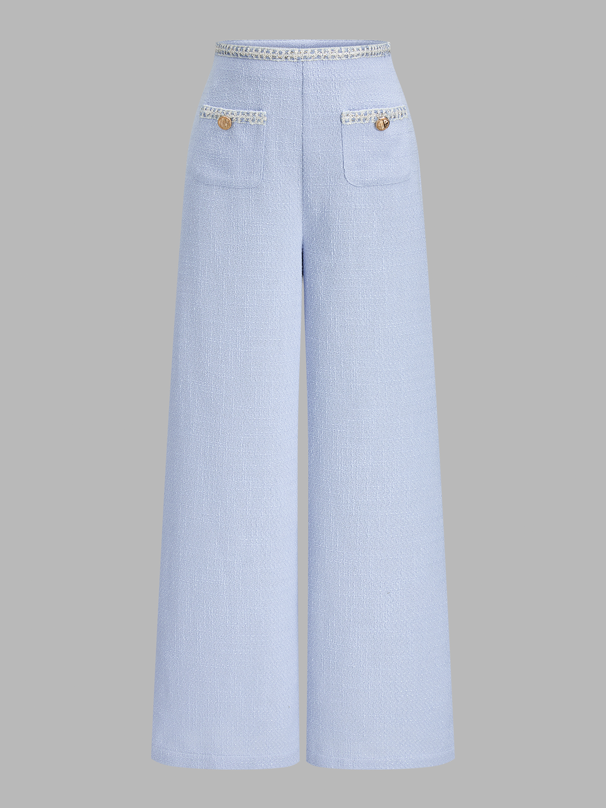 Textured Crop Cami Top & Wide-Leg Pants Set for Summer