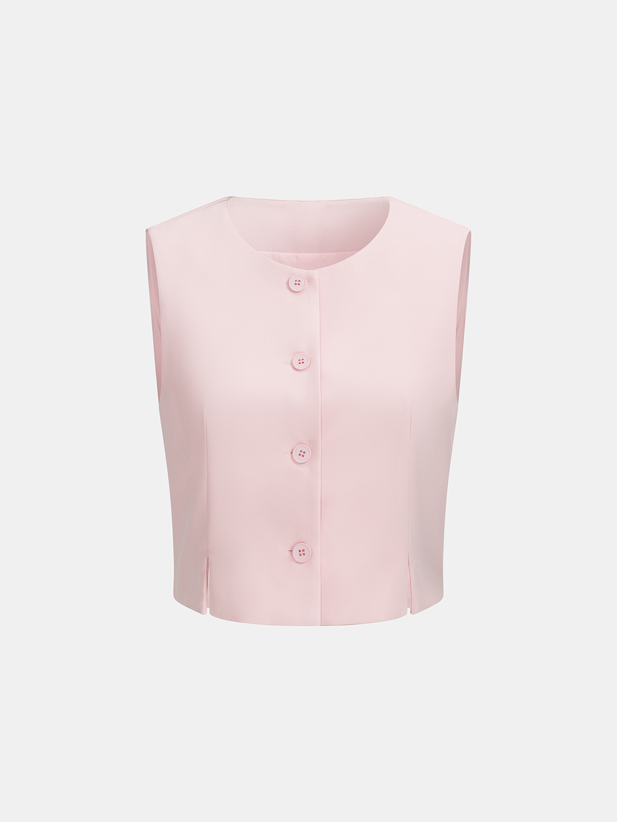 Tailored Crop Vest & Wide-Leg Pants Set for Women Summer Chic