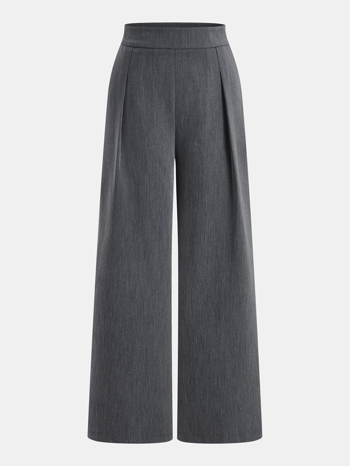 Sleeveless Asymmetric Top & Pleated Pants Set for Women's Formal Wear