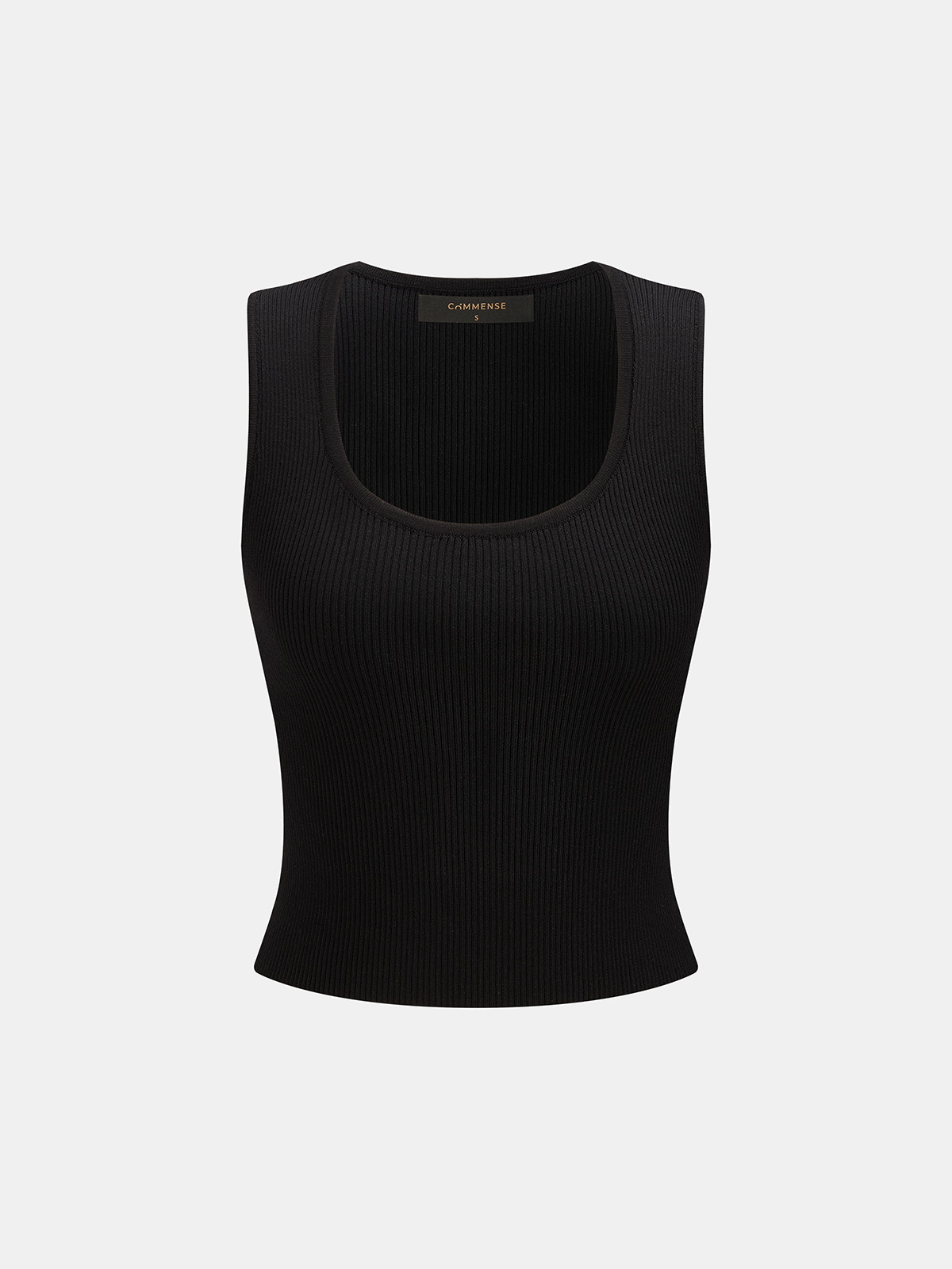 Side Cutout Ribbed Knit Tank Top for Women Sleeveless Summer Fashion