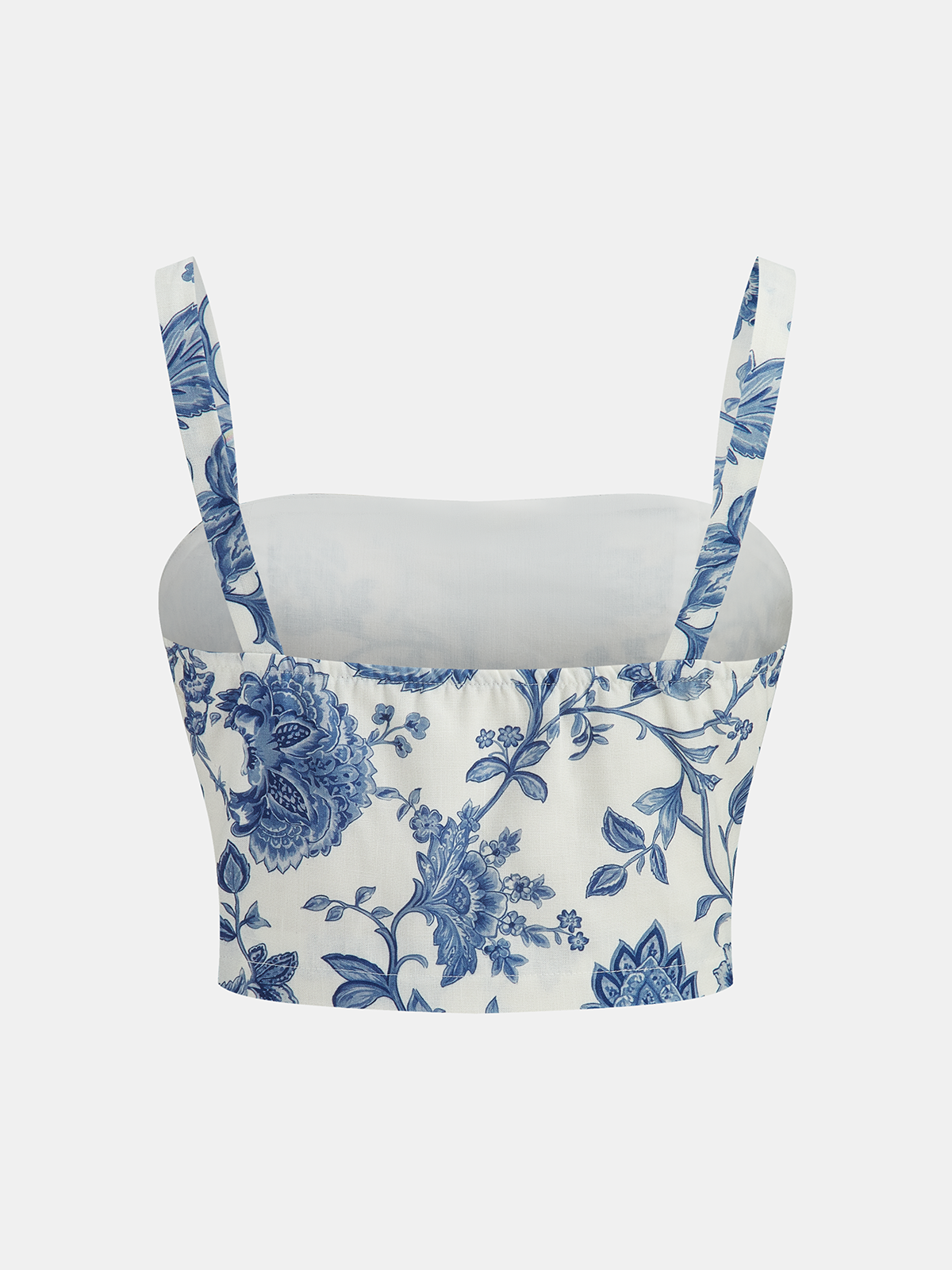 Floral Print Cropped Cami Top & Shorts Set for Women Summer Casual