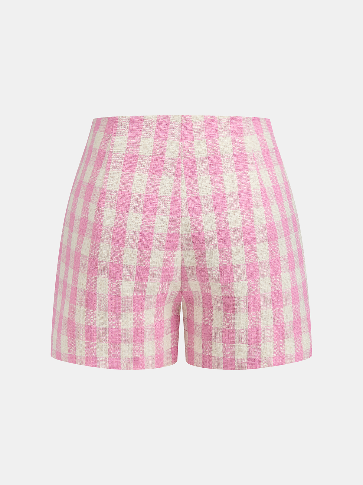Gingham Sleeveless Vest & Shorts Set for Women Summer Casual