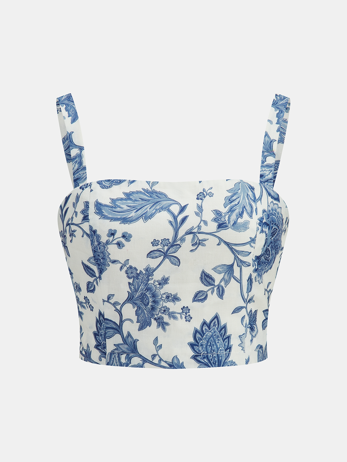 Floral Print Cropped Cami Top & Shorts Set for Women Summer Casual