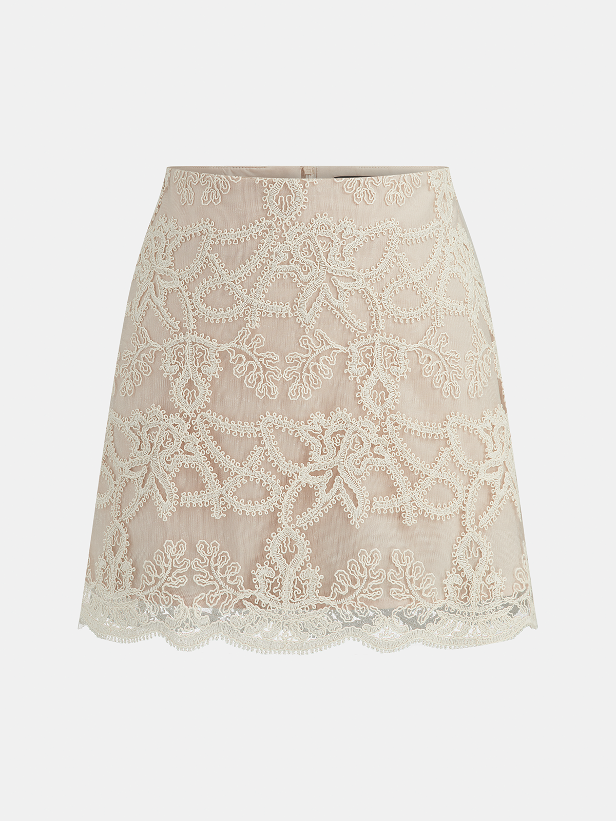 V-Neck Lace Vest & Mini Skirt Set for Women Summer Casual