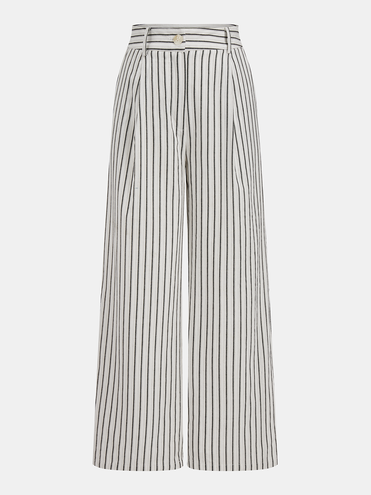 Striped Tie-Back Cotton Top & Pants Set for Women Spring Collection