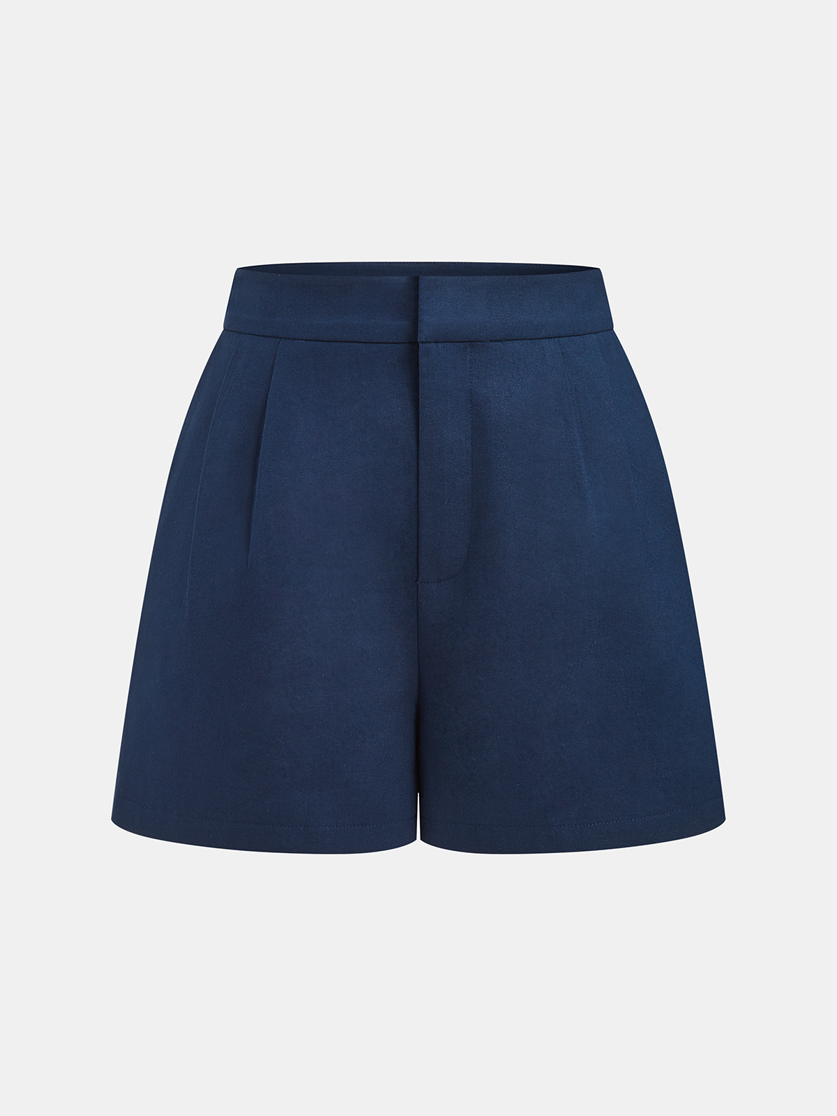 Belted Tailored Vest & Shorts Set for Women Summer Chic
