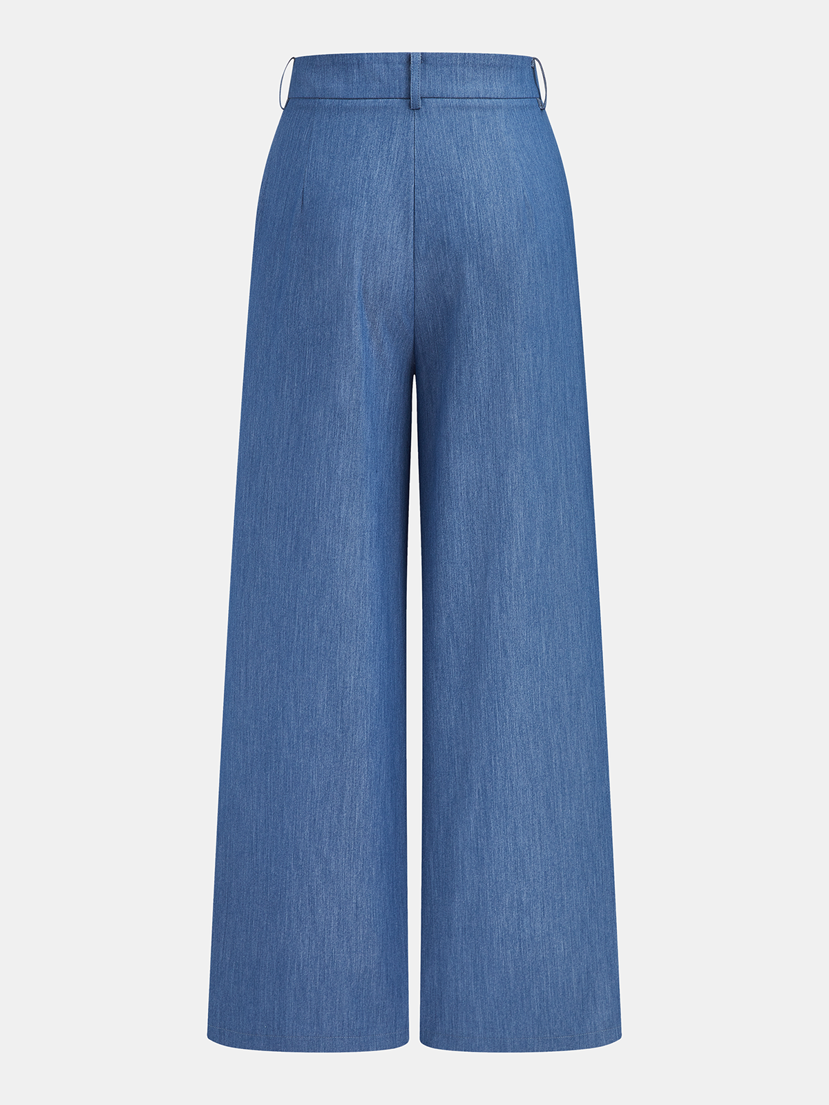 Tailored Buttoned Vest & Wide-Leg Pants Set for Formal Occasions