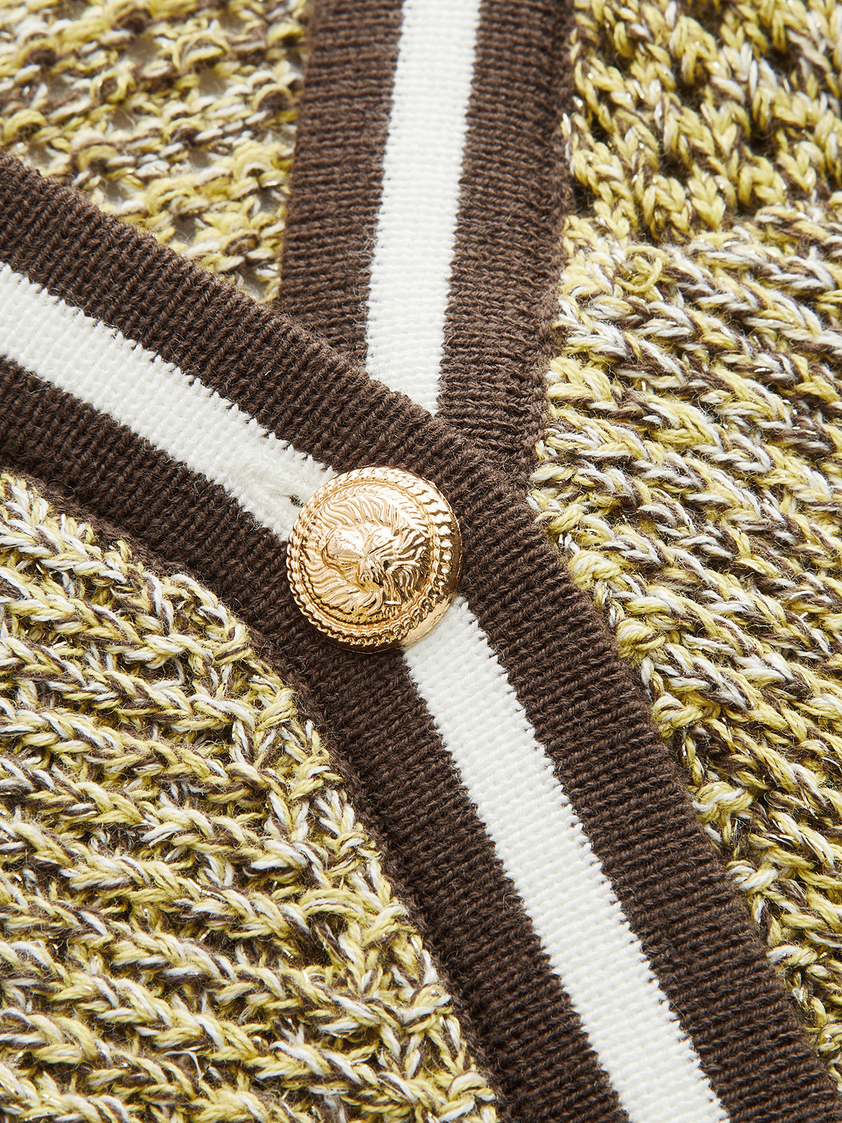 Contrast Trim Textured Knit Top for Casual Wear