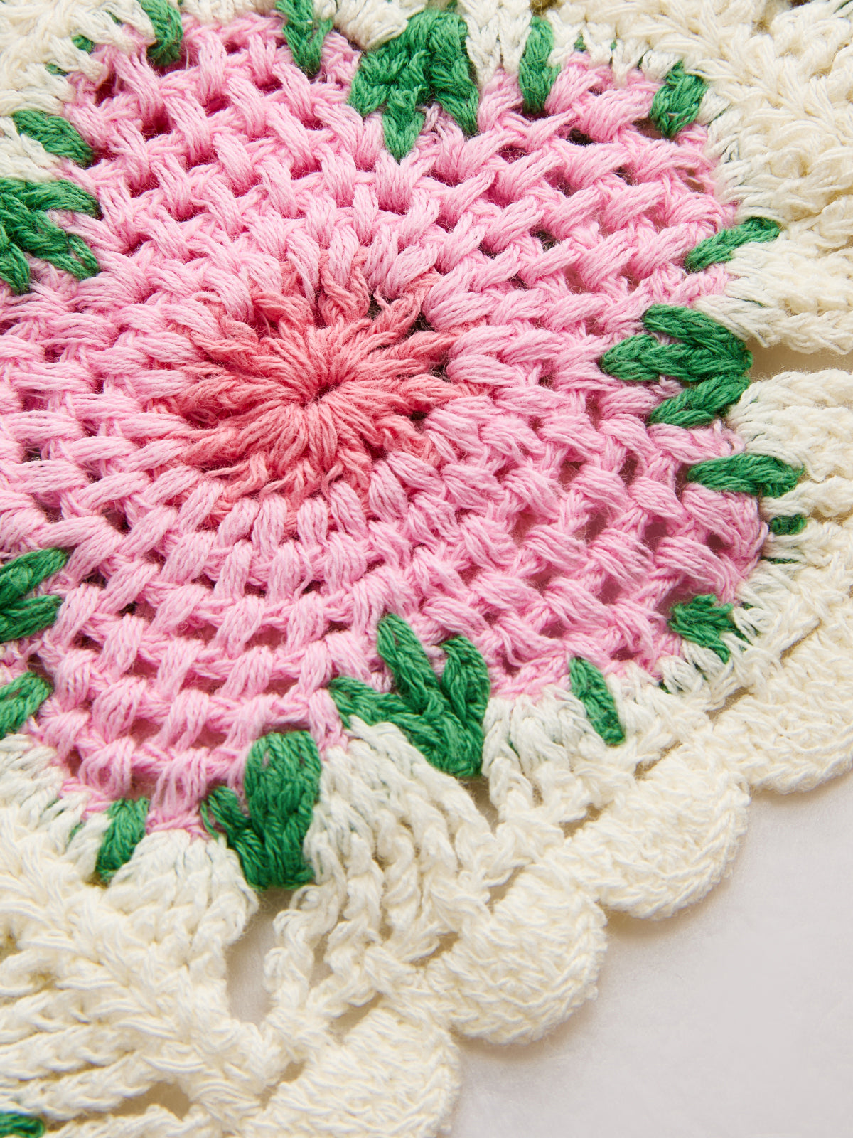 Floral Crochet Sleeveless Knit Vest for Summer Layering