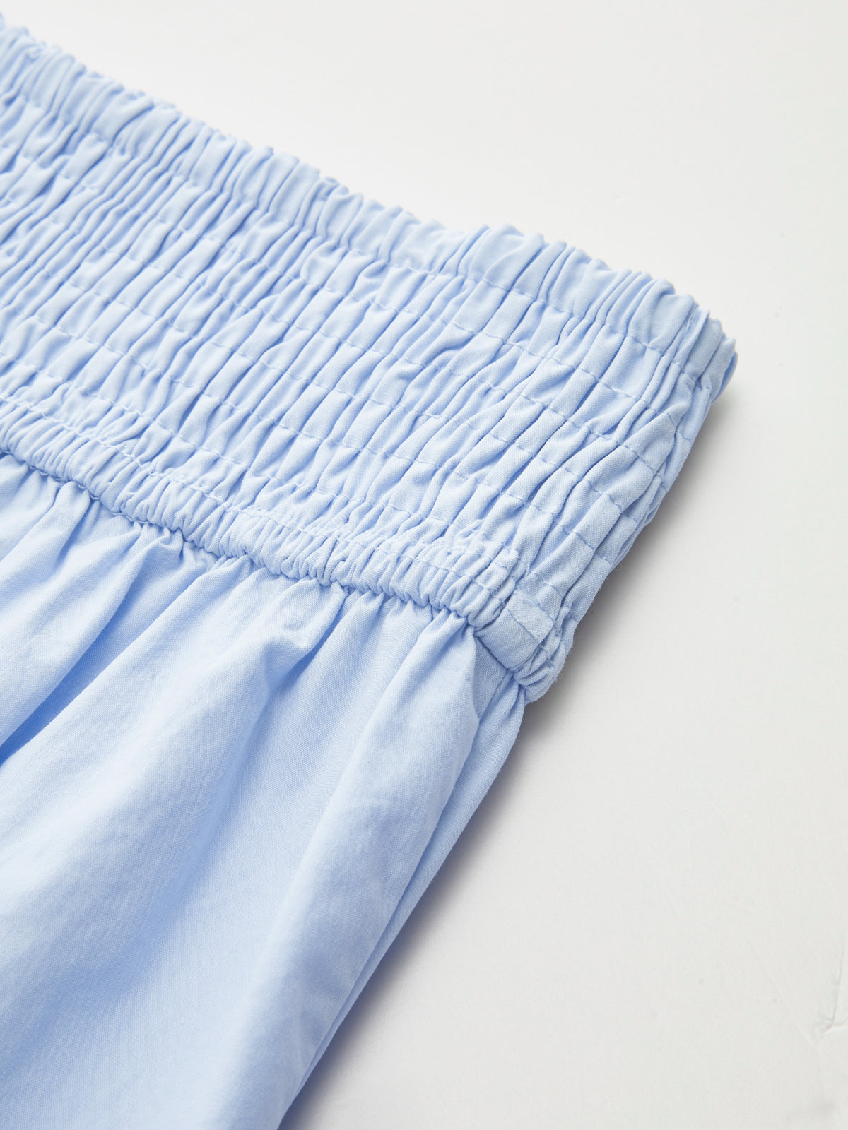 Cotton Smocked Tie-Front Top & Tiered Skirt Set for Women Summer Fashion