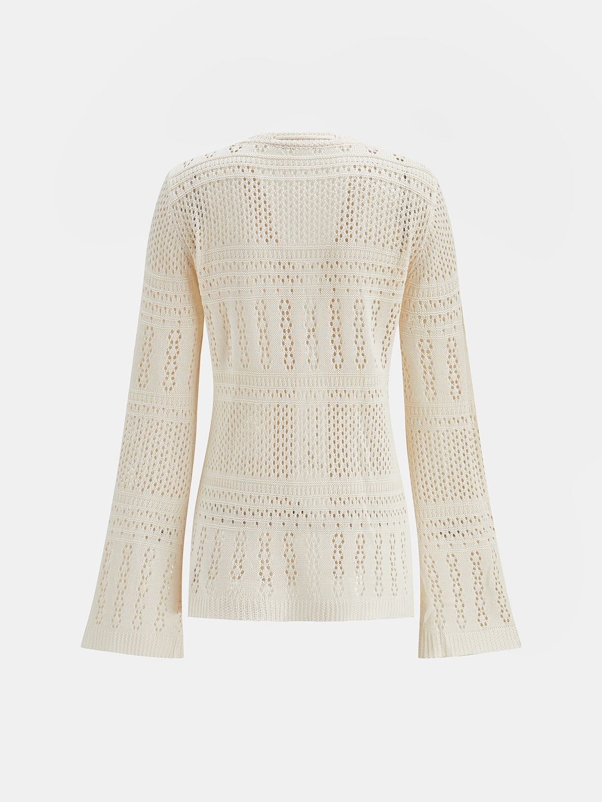 Crochet Knit Cardigan & Mini Skirt Set for Women, Casual Fall Outfit