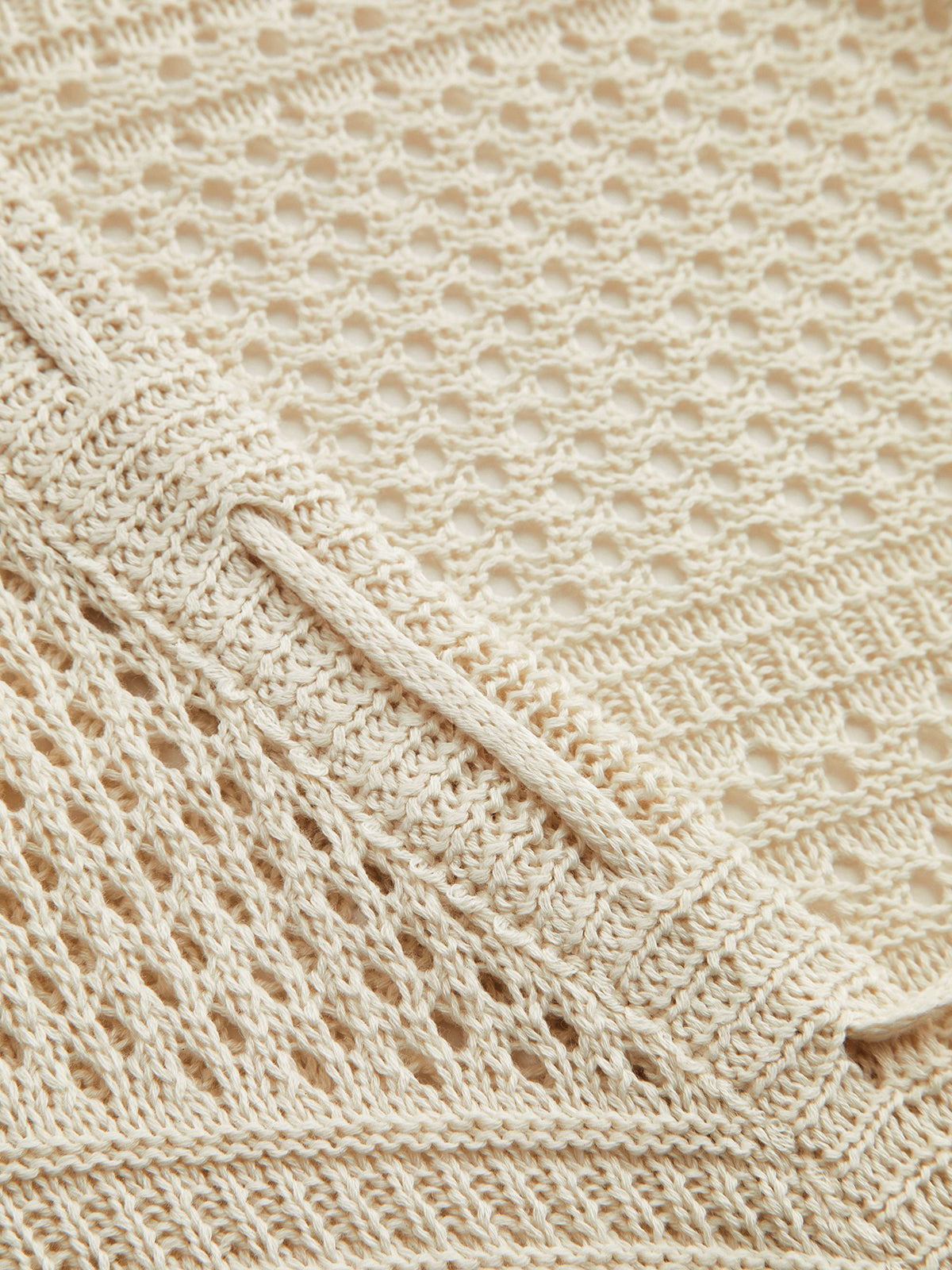 Crochet Knit Cardigan & Mini Skirt Set for Women, Casual Fall Outfit