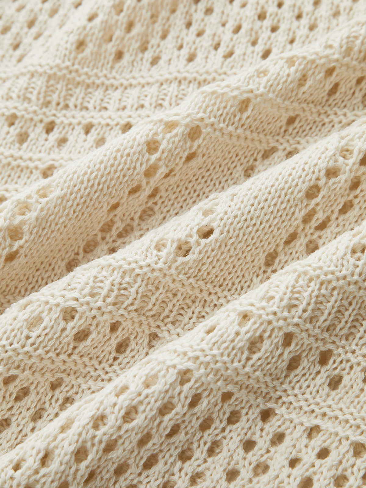Crochet Knit Cardigan & Mini Skirt Set for Women, Casual Fall Outfit