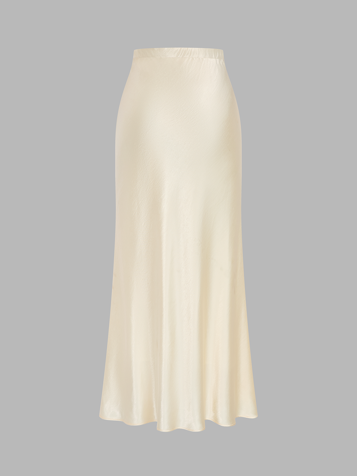 Frog Button Lace Vest & Elegant Satin Midi Skirt Set for Women