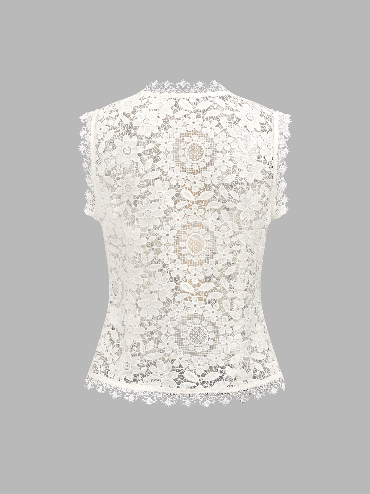 Frog Button Lace Vest & Elegant Satin Midi Skirt Set for Women