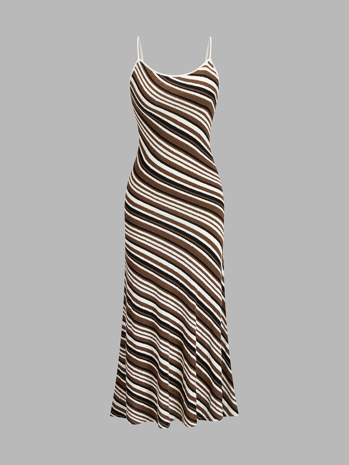 Striped Cami Knit Maxi Dress for Women, Casual Summer Style