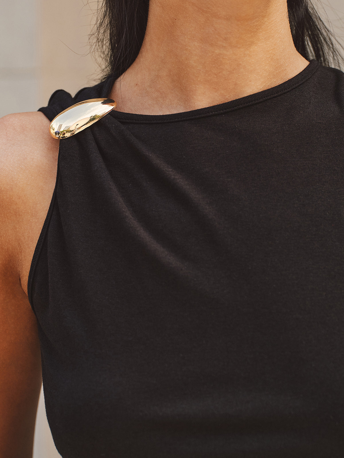 Metal Detail Sleeveless Tank Top for Women, Casual Summer Wear