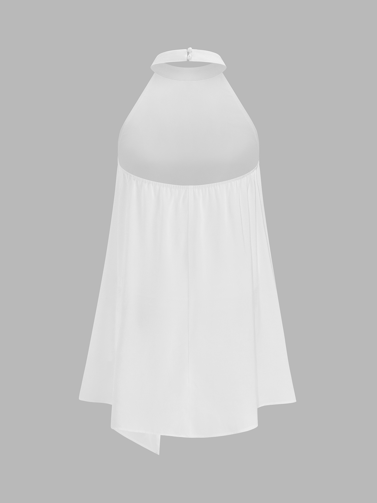 Halter Asymmetric Hem Top & Pants Set for Women Casual Wear