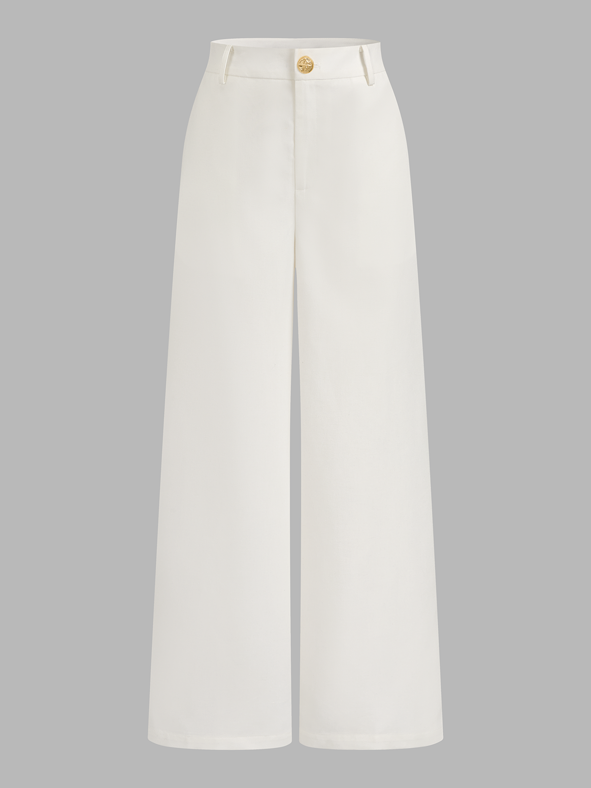 Embroidered Linen Blend Halter Top & Pants Set for Women, Summer Outfit